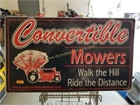 Convertible Mowers Sign