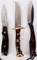 Lot 3 Grohman, Moki Beretta, Muela Knives Knife