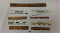 Advertising Rulers From Ontario x9