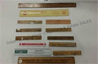 Advertising Rulers From Toronto, etc. x13