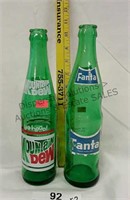 Vintage Soda Pop Bottles x2