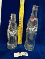 Coca-Cola Bottles x2