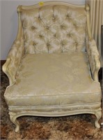 FRENCH ARM CHAIR AND 1960'S CHAIR