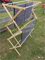 Very nice wooden folding drying rack