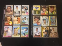 2- SHEETS OF SPORTS CARDS