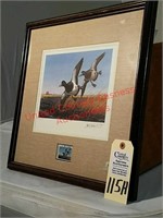 Les Kouba Duck Stamp Print - 1985 North Dakota