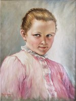 Raffay Portrait of a Young Woman O/C