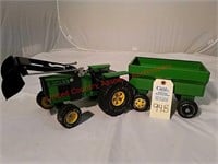 Vintage Tonka Tractor and Trailer