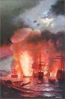 Veldman Naval Battle Scene A/C