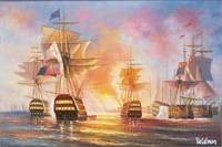 Veldman Naval Battle Scene A/C