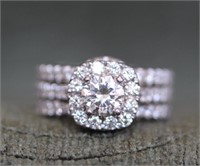 Neil Lane Platinum & Diamond Engagement Ring Set