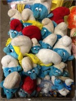 Lot of Smurf Plush Toys