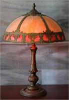 Salem Brothers Art Nouveau Stained Glass Lamp #23