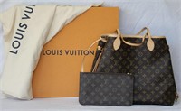 Genuine Louis Vuitton Monogram Canvas Neverfull NM