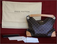 Genuine Louis Vuitton Monogram Cnvs Berri Hobo MM
