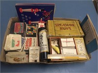 Lot of Vintage Cards and Games