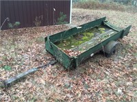 Small Utility Trailer - Wooden Box Rotted