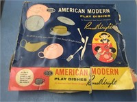 Vintage American Modern Play Dishes Russel Wright