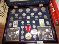 Collection of war years produced coins, and 2