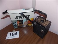 Swift 8 x 40 binoculars - Kodak Brownie Jr.