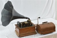 Oak Cased Edison Standard Phonograph Type D