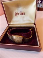 Lord Elgin 14K gold filled man's wristwatch, ran