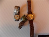 Waltham & Louis 17 jewel Incabloc wristwatches -