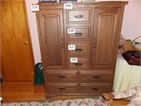Classic armoire closet with doors that lock,