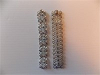 Coro & Emmons silver tone bracelets