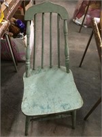 Vintage Lime Colored Chair