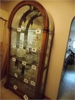 Pulaski Furniture Company lighted curio cabinet,