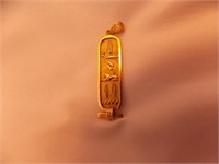 Egyptian? Pendant, has a marking, 1.5" long