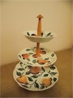 Italian fruits 3 tiered server