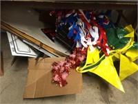 Huge Lot of Garage Sale Signs and Flags