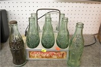 Vintage Coca-Cola 6pack Carrier W/bottles