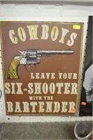 Cowboy Sign