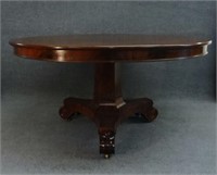 MAHOGANY CENTER TABLE, PROB ISSAC VOSE  C. 1820