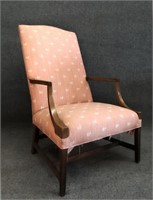 AMERICAN LOLLING CHAIR W/ INLAY