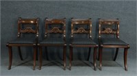 SET OF 4 NYC FEDERAL CHAIRS, PHYFE SCHOOL