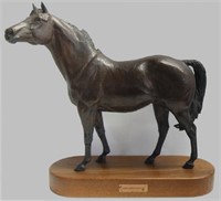 BRONZE "NORTHERN DANCER" SCULPTURE BY LIZA TODD