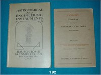 Pair of instrument catalogs