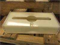 Vintage plastic tissue holder