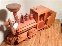 Wooden Toy Locomotive