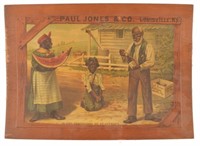 Paul Jones & Co. Black Americana Whiskey Sign
