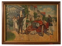 I. W. Harper Whiskey Sign "Just Married" 1912