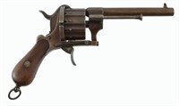 French 12 Shot Pinfire Revolver
