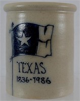 Texas Sesquicentennial Stoneware Crock 1836-1986