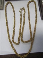 42 in. Goldtone Ornate Chain Link Necklace