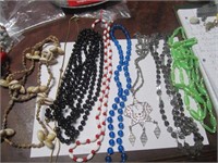 24 Necklace Lot-Beaded & Chains-Sarah Coventry
