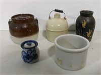 Five pieces of Pottery